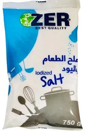 ملح طعام زير كيس 750 غم