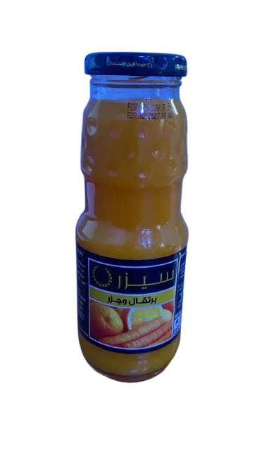 سيزار شراب برتقال وجزر طبيعي