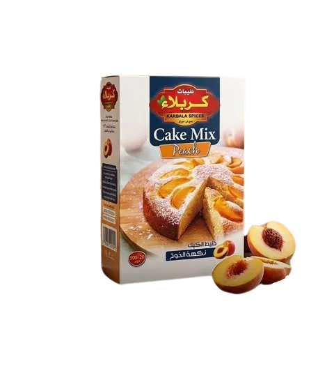 طيبات كربلاء خليط الكيك بنكهة الخوخ 500غم