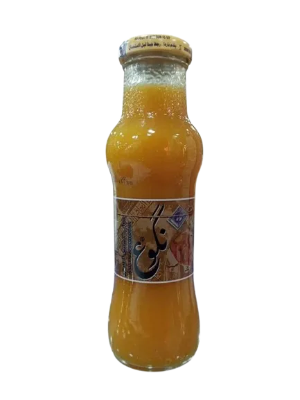 نكوع شراب المشمش الطبيعي 250مل زجاجي