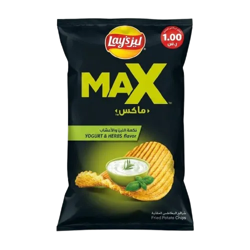ليز ماكس عائلي نكهة اللبن والاعشاب