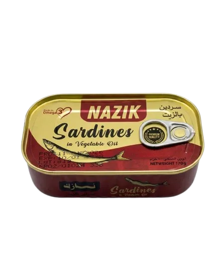 نازك سردين بالزيت 120غم