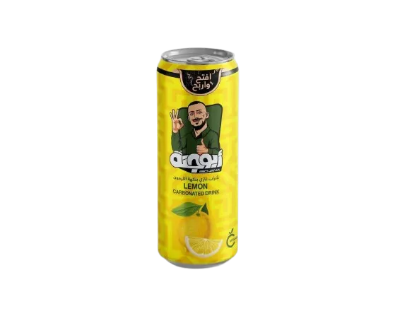ابو جنة مشروب غازي بنكهة الليمون330مل