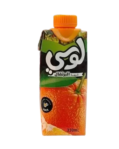 عصير لوسي بنكهة البرتقال 330مل