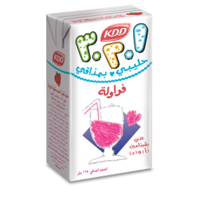 حليب كي دي دي بالفراولة صغير
