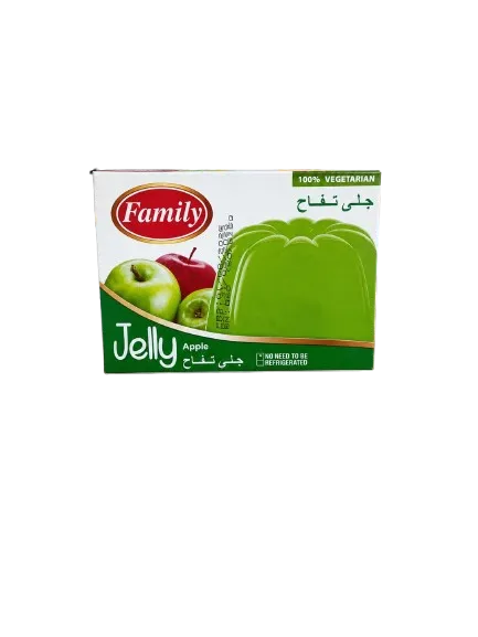 فاميلي جلي بطعم التفاح 100غم