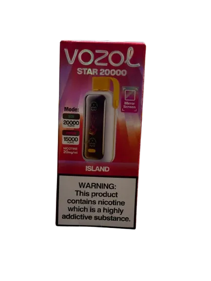 Vozol star فيب بنكهة ايسلاند 20,000 سحبة