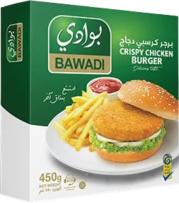 همبركر دجاج كرسبي البوادي 400 غم