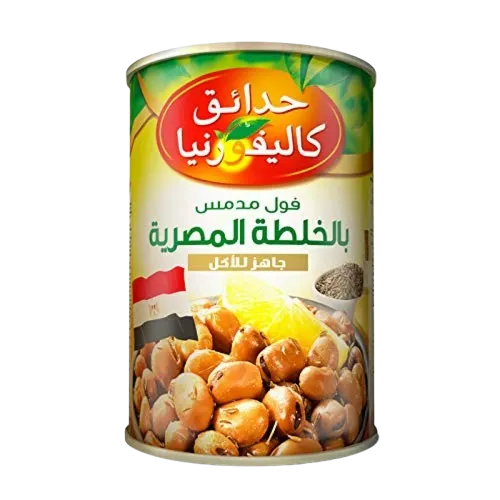 حدائق كاليفورنيا فول مدمس بالخلطة المصرية