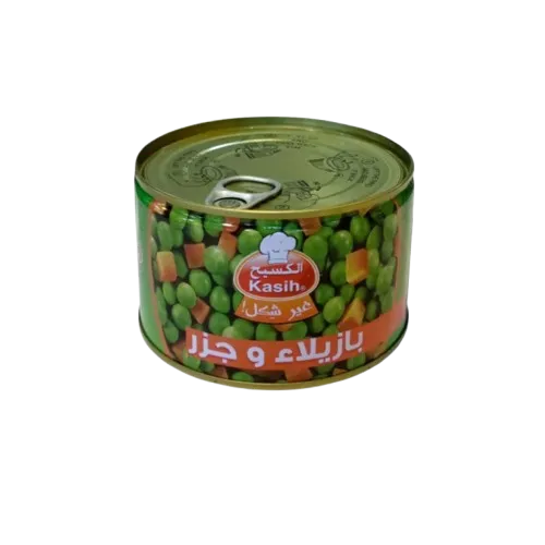 الكسيح بازيلاء وجزر400غم