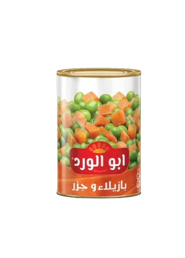 ابو الورد بازيلاء وجزر 380 غم