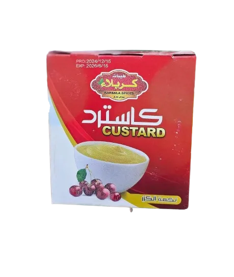 طيبات كربلاء كاسترد بنكهة الكرز