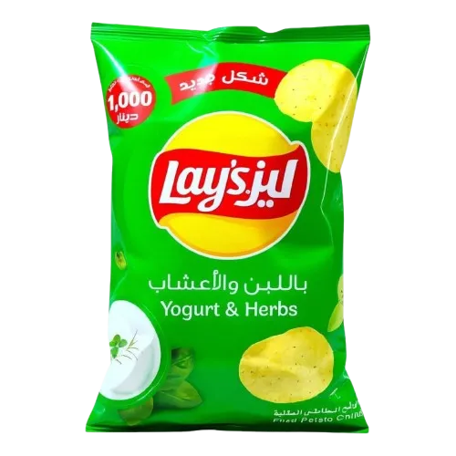 ليز بنكهة اللبن والاعشاب عائلي