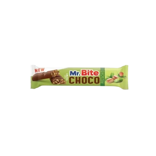 مستر بايت لوح شوكولاته محشو بالبستاشيو