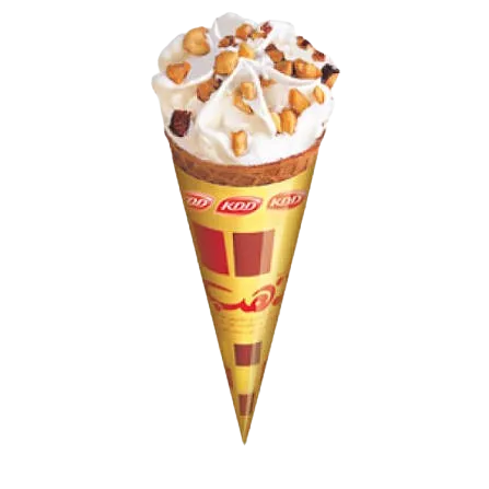 ايس كريم كي دي دي ذهب كبوس بالفانيلا واللوز