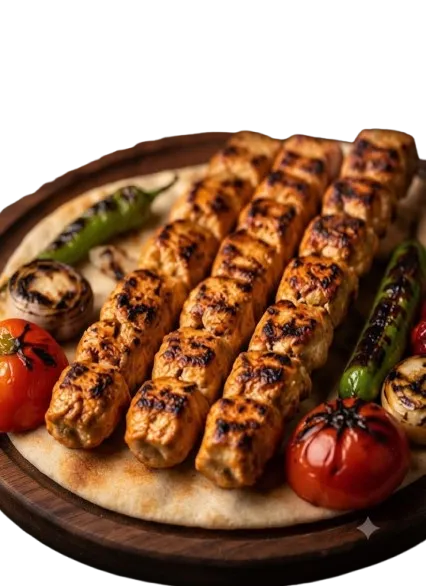 كباب دجاج مشوي نصف كيلو