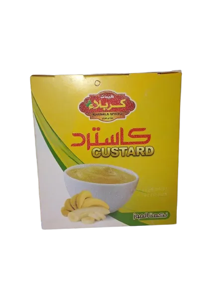 طيبات كربلاء كاسترد بنكهة الموز