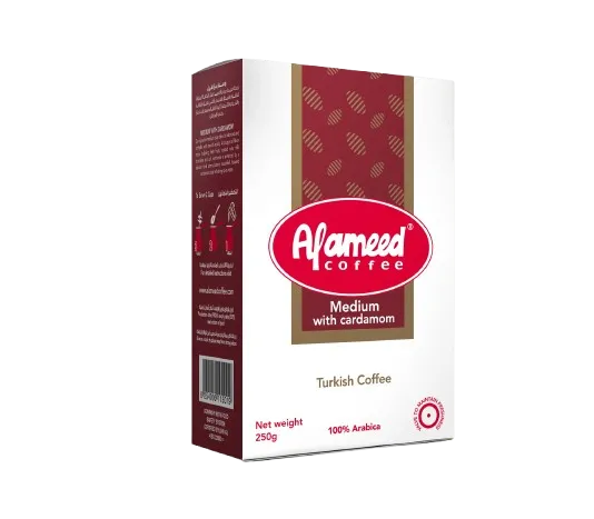 بن العميد قهوة وسط مع هيل 225غم